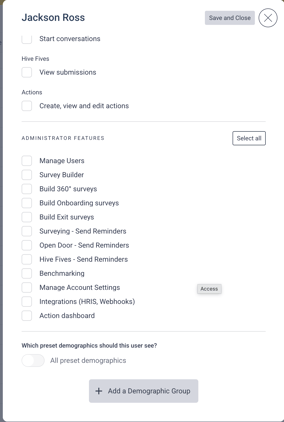 Manager Access 2 of 2